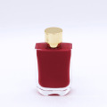 suppliers new painting coating inside red 100ml cosmetic glass bottle for perfume